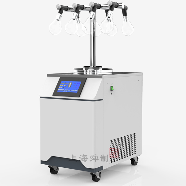 真空冷凍干燥機(jī)FD-12QT-80（T型架茄形瓶捕水型，冷阱溫度-80℃）