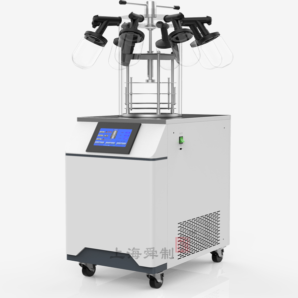 真空冷凍干燥機FD-12DG-80（多歧管掛廣口瓶壓蓋型，冷阱溫度-80℃，凍干面積0.075㎡）